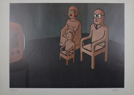 Litografía Savignac - La Télé