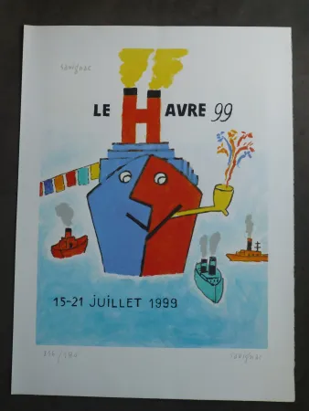 Litografía Savignac - Le Havre 1999