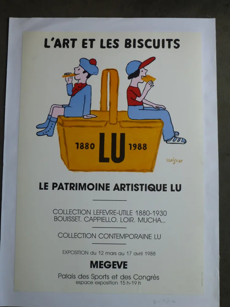 Cartel Savignac - Le patrimoine artistique LU ,l'art et les biscuits 