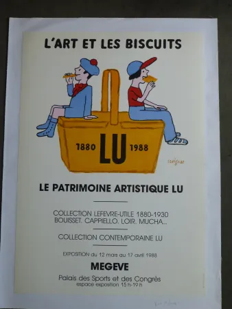Cartel Savignac - Le patrimoine artistique LU ,l'art et les biscuits 
