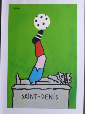 Cartel Savignac - Saint Denis (coupe du monde de football) 1998
