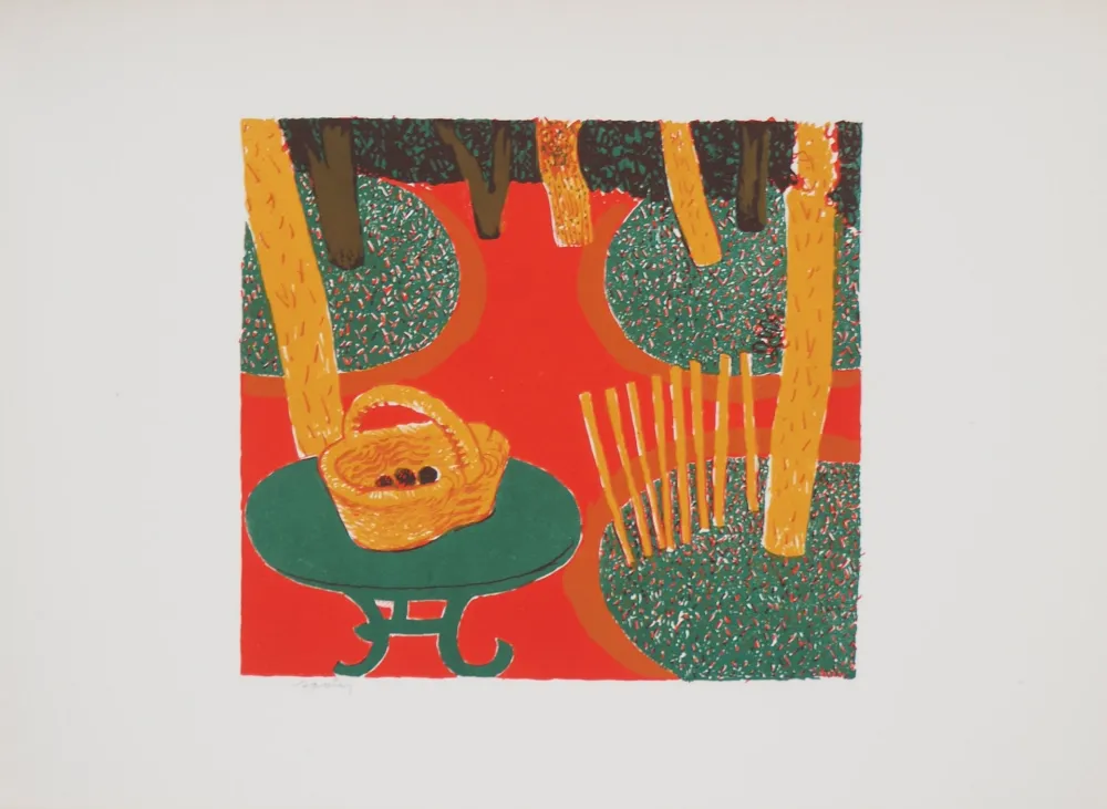 Litografía Savin  - Le Jardin