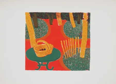 Litografía Savin  - Le Jardin