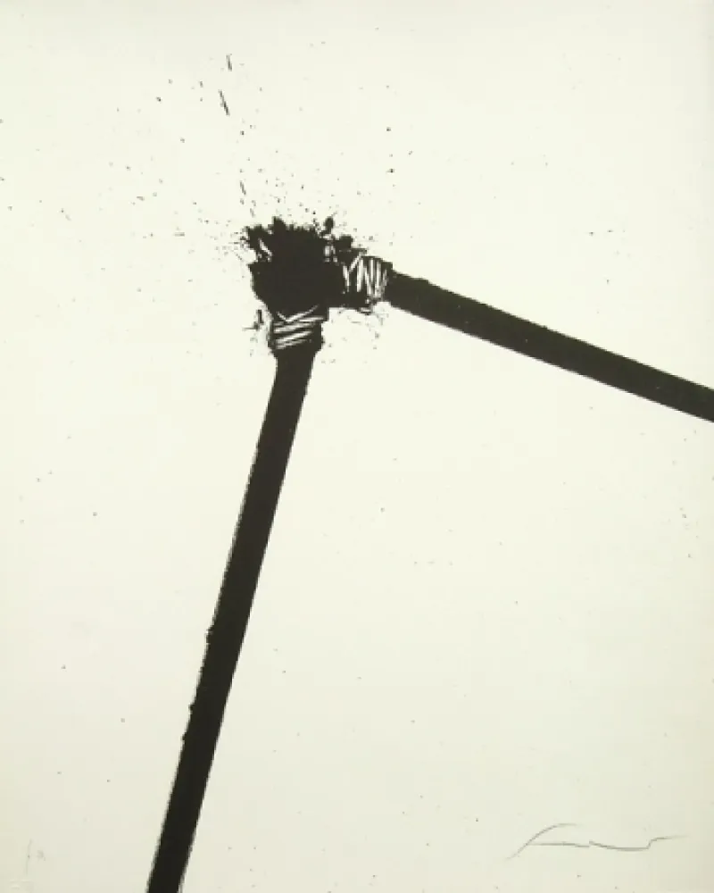 Litografía Scanavino - Senza titolo