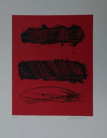 Litografía Scanavino - Senza titolo