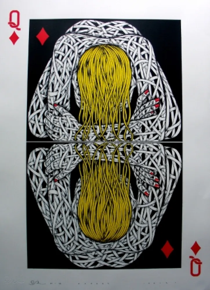 Serigrafía Schade - Narcissist Queen