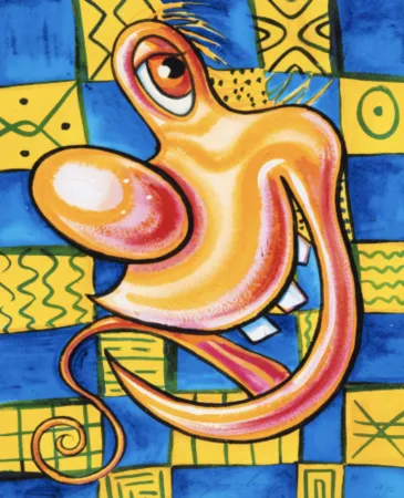 Múltiple Scharf - Untitled (Grinning Whimsy)