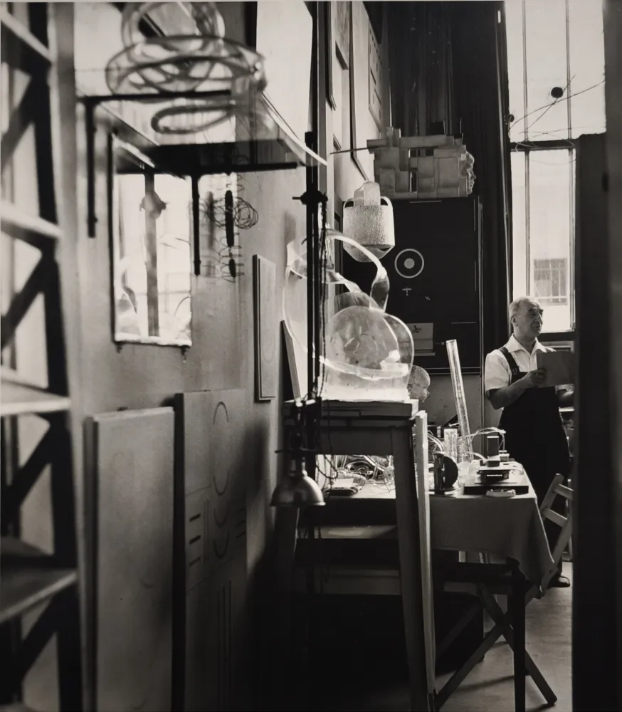 Fotografía Scheidegger - Georges Vantongerloo, 1950.