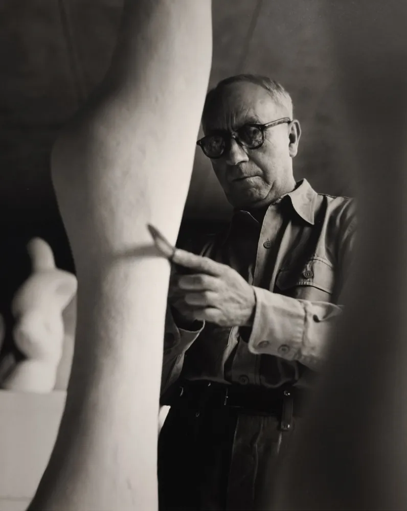 Fotografía Scheidegger - Hans Arp, um 1956. 