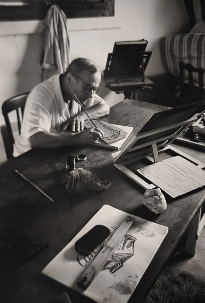 Fotografía Scheidegger - Joan Miro, um 1954.