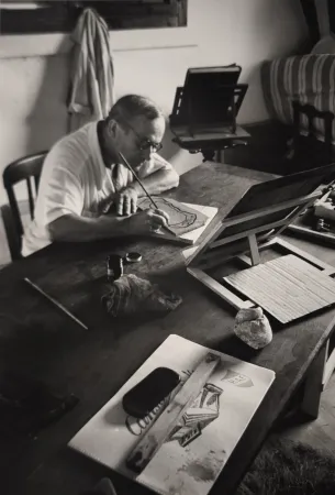 Fotografía Scheidegger - Joan Miro, um 1954.