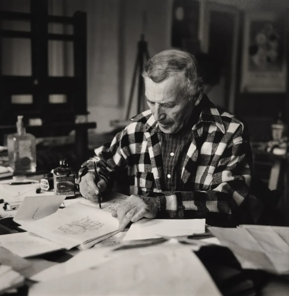 Fotografía Scheidegger - Marc Chagall, um 1970. 