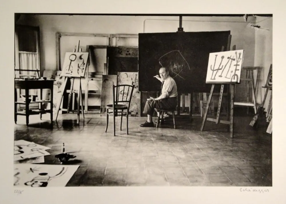 Fotografía Scheidegger - Miro im Atelier