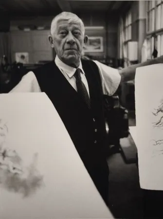 Fotografía Scheidegger - Oskar Kokoschka, 1967.