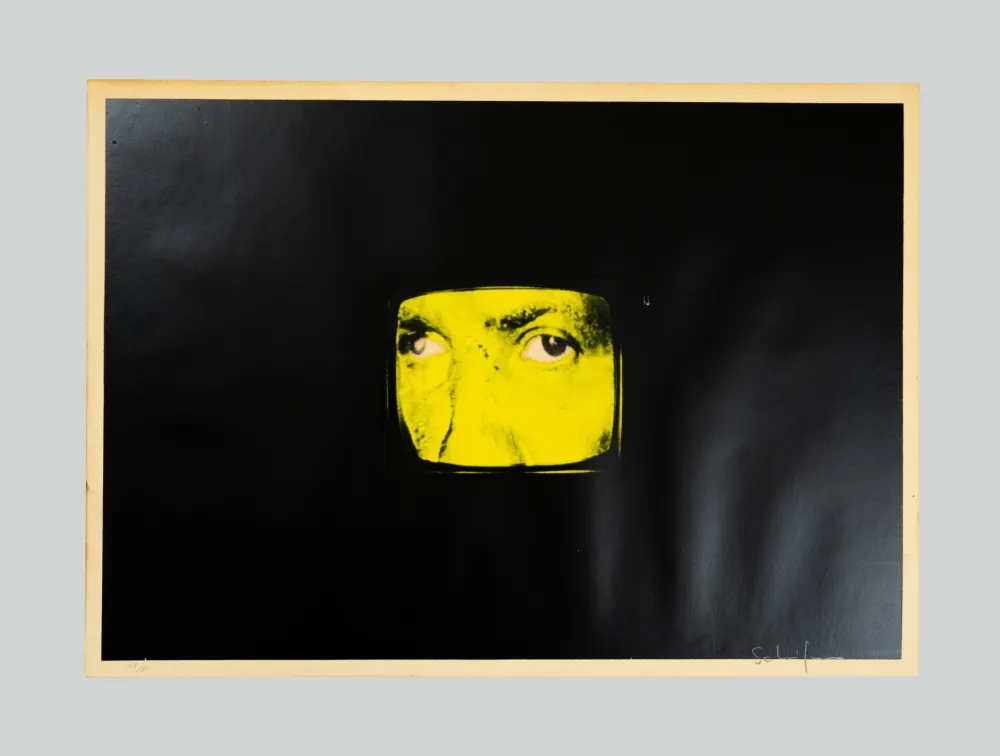 Serigrafía Schifano - Composizione