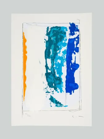 Serigrafía Schifano - Composizione