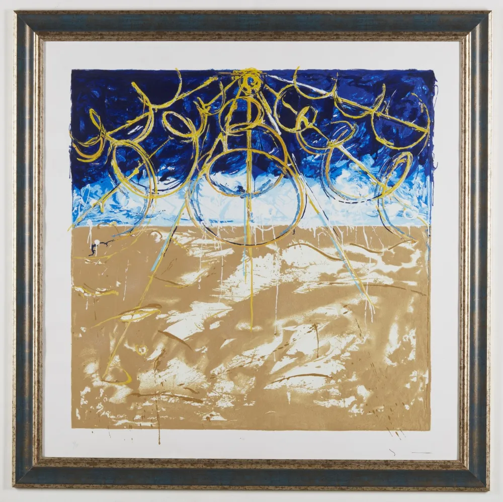 Serigrafía Schifano - Deserto