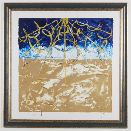 Serigrafía Schifano - Deserto