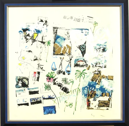 Litografía Schifano - Dicembre