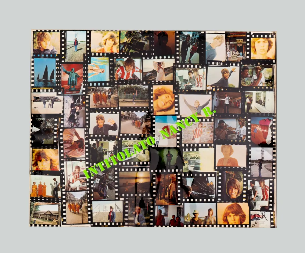 Litografía Schifano - Intitolato a Nancy R.