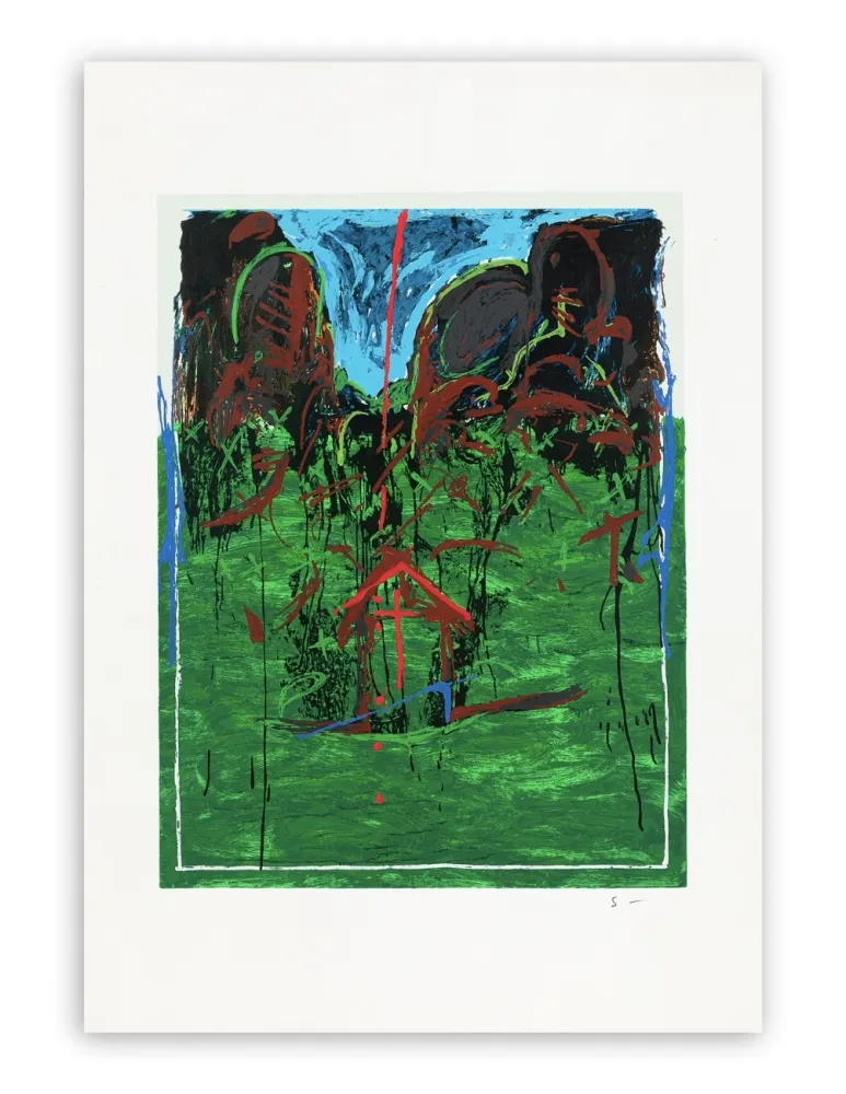 Serigrafía Schifano - Mario Schifano (1934–1998) - Casetta - Enamel screen printing - 1993