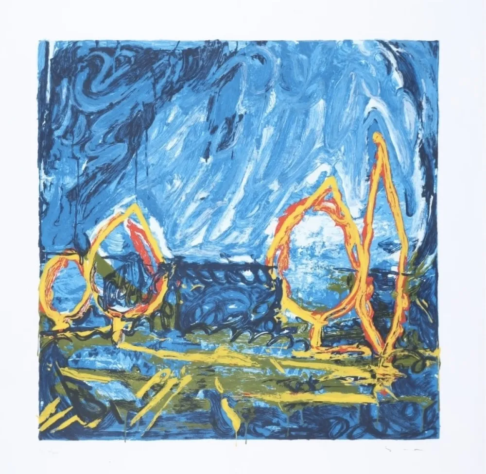 Serigrafía Schifano - Mario Schifano (1934–1998) - Esterno - Enamel screen printing - 1996