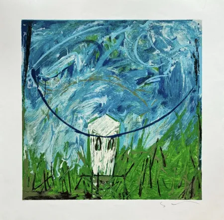 Serigrafía Schifano - Mario Schifano (1934–1998) - Grand'angolo - Enamel screen printing - 1988