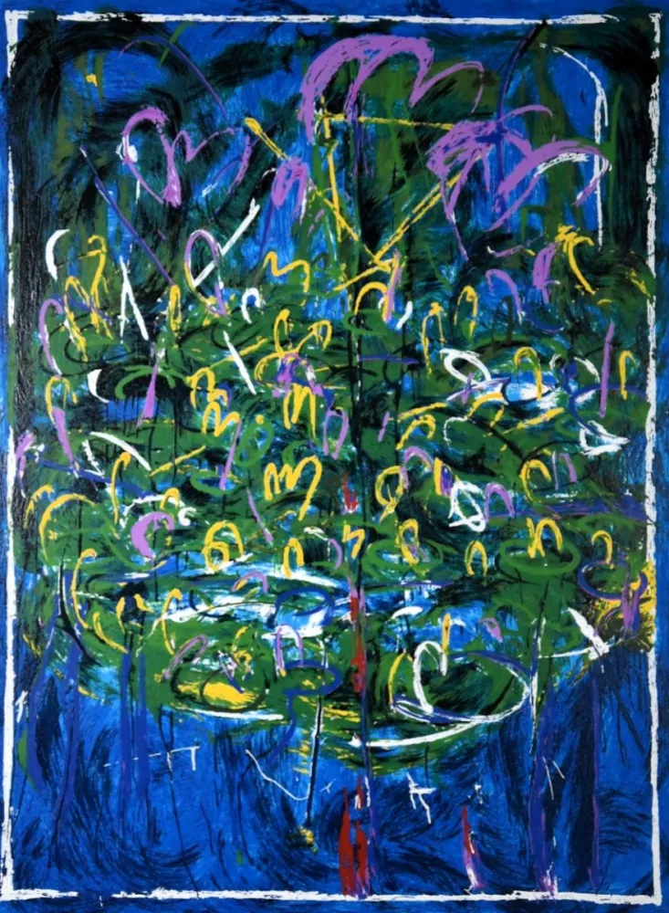 Litografía Schifano - Mario Schifano (1934–1998) - Idrocultura - Enamel screen printing - 1990