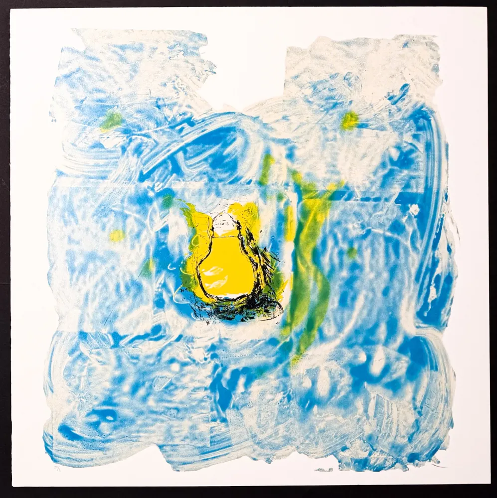 Litografía Schifano - Mario Schifano (1934–1998) - In luce - Lithograph with screen printing on paper - 1988