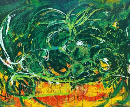 Serigrafía Schifano - Mario Schifano (1934–1998) – Natura – Enamel screen printing, 38-colour printing on Magnani di Pescia paper – 1988