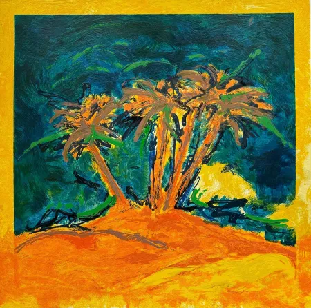 Serigrafía Schifano - Mario Schifano (1934–1998) - Palme - Enamel screen printing - 1993