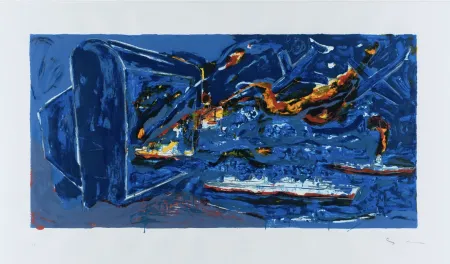 Serigrafía Schifano - Mario Schifano (1934–1998) – Stand-by – Enamel screen printing – 1996