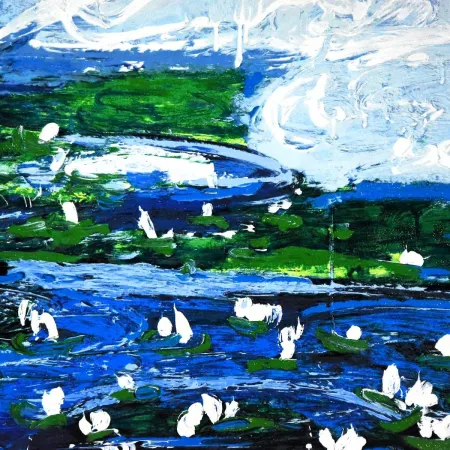 Serigrafía Schifano - Mario Schifano (1934–1998) - Water - Enamel screen printing - 1989