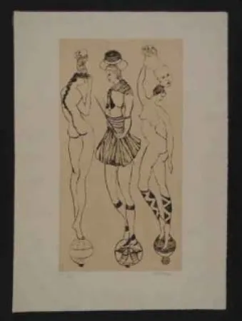 Aguatinta Schleime - Sans titre