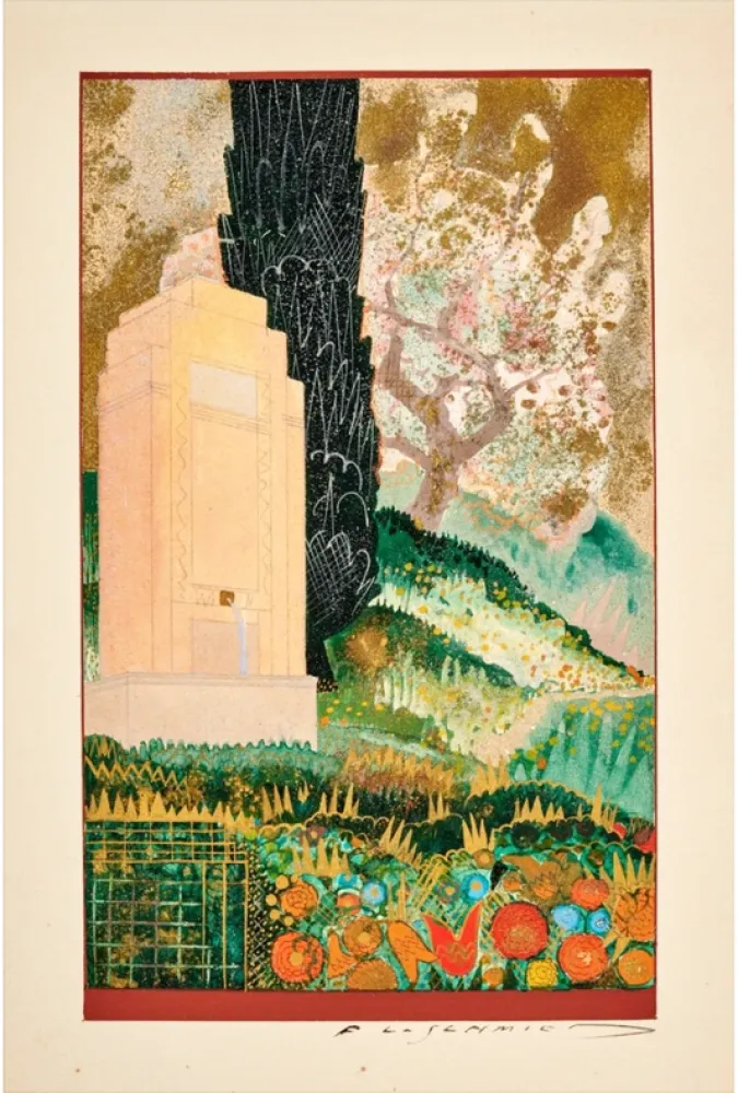 Libro Ilustrado Schmied - LE CANTIQUE DES CANTIQUES. Exemplaire de Schmied avec gouaches originales (1925)