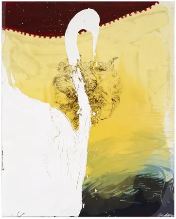 Serigrafía Schnabel - Bill (after short silence then)