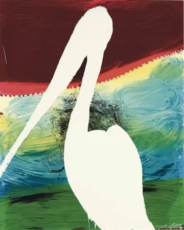 Serigrafía Schnabel - Guiseppe (Brooding on the vast Abyss)