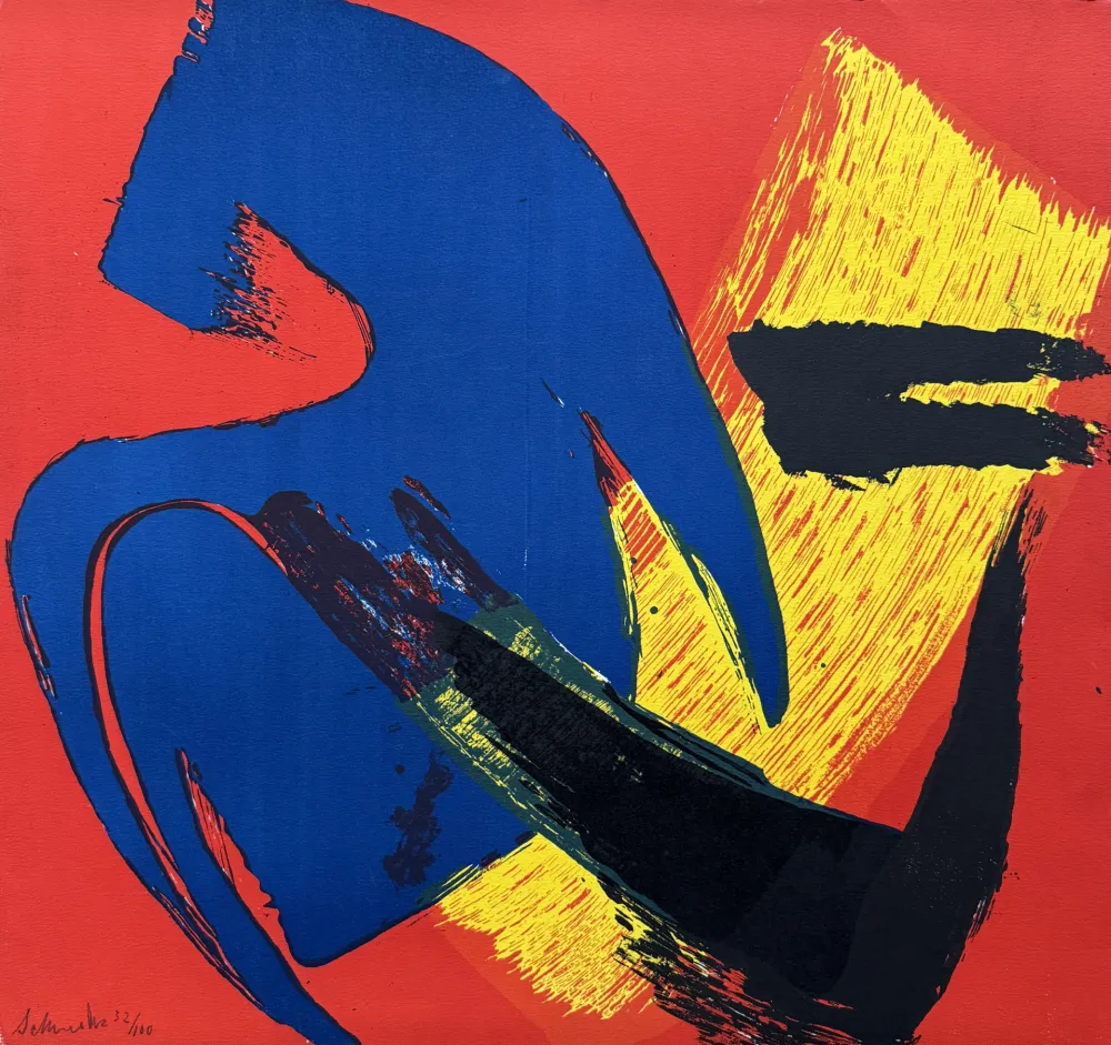 Litografía Schneider - Composition, 1980