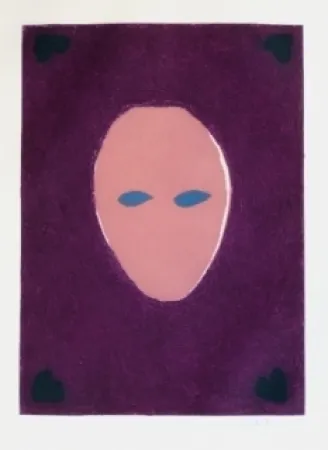 Grabado Scholder - Mask of the Mystery Woman