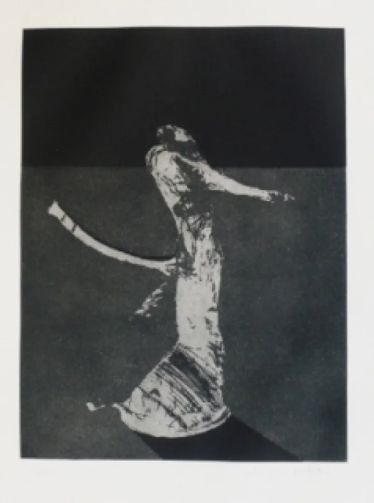 Grabado Scholder - Mystery Portrait in Barcelona 1