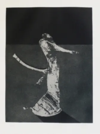 Grabado Scholder - Mystery Portrait in Barcelona 1