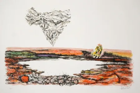 Litografía Schreiber - The Thinker