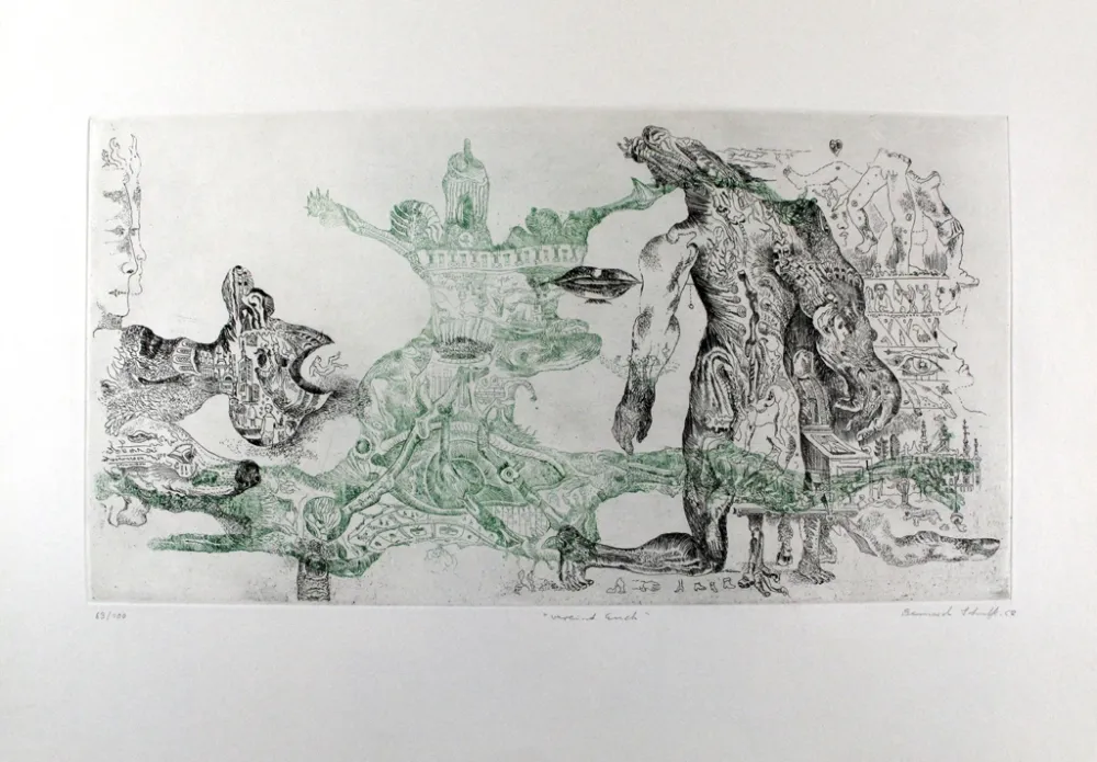 Aguafuerte Schultze - Vereint Euch