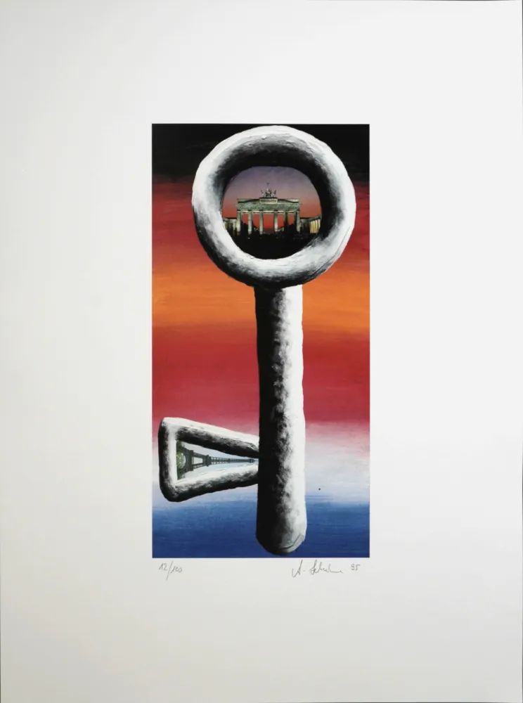 Litografía Schulze - La Clef, 1995 - Hand-signed!