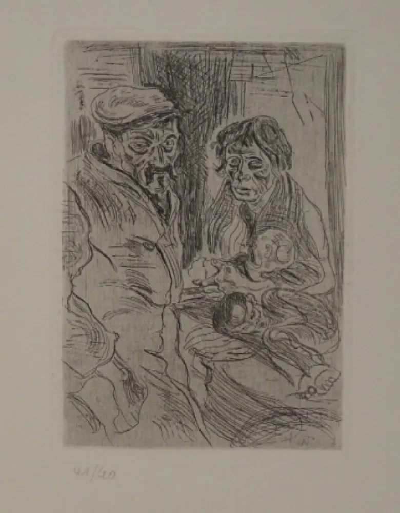 Aguafuerte Schürch - Familie