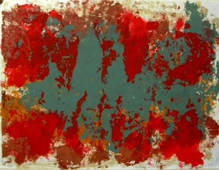 Litografía Scialoja - Senza titolo