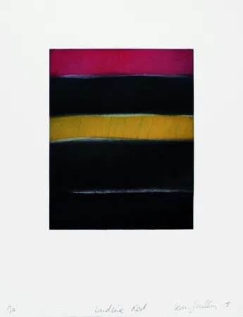 Aguatinta Scully - Landline (red)