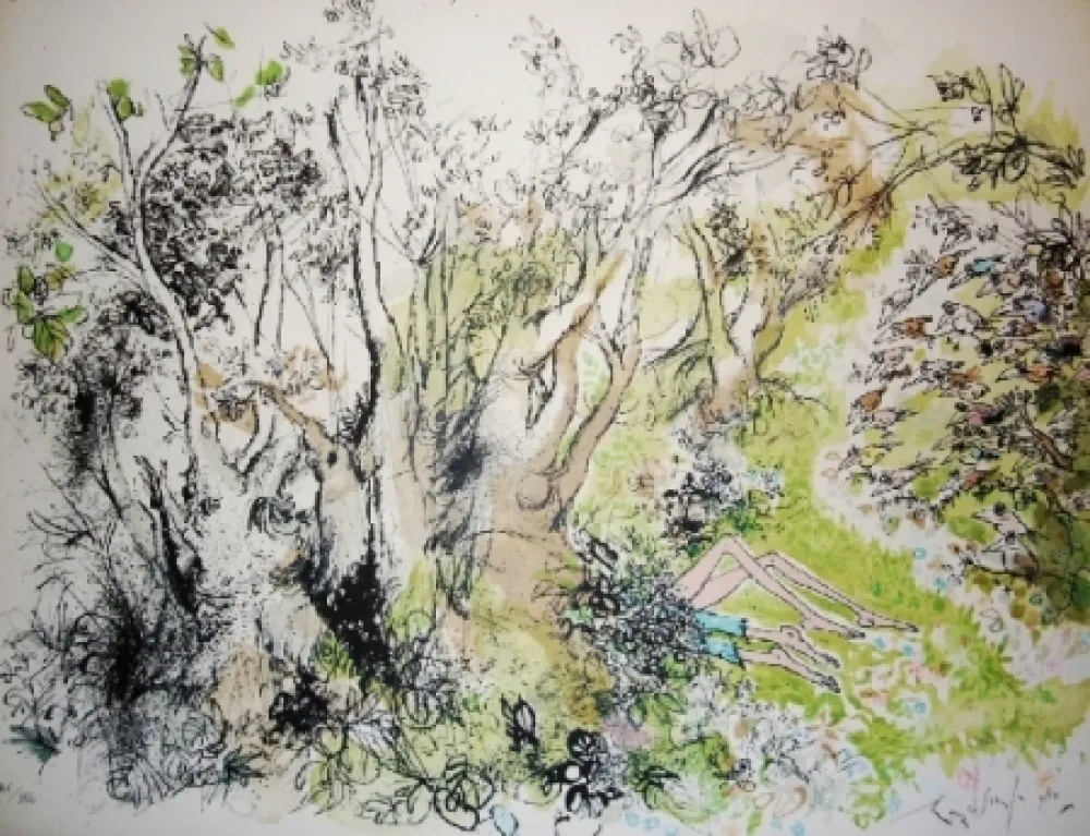 Litografía Searle - Bliss