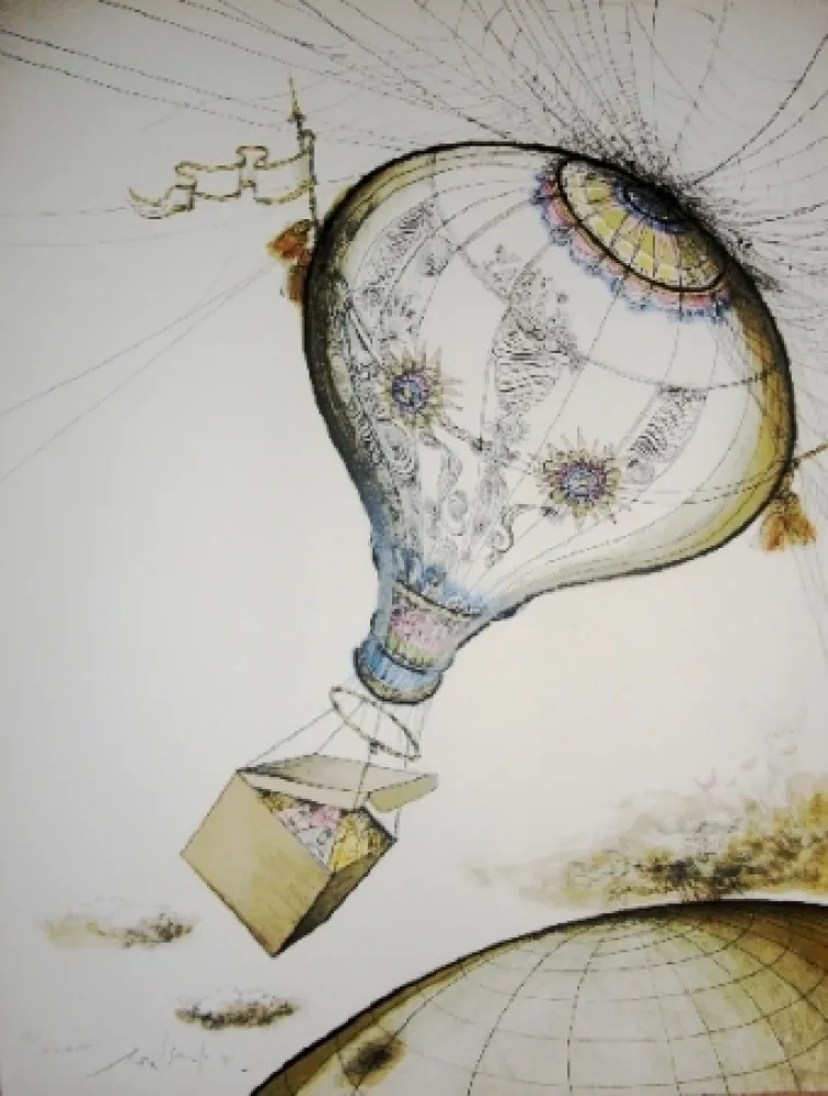 Litografía Searle - It's in the wind