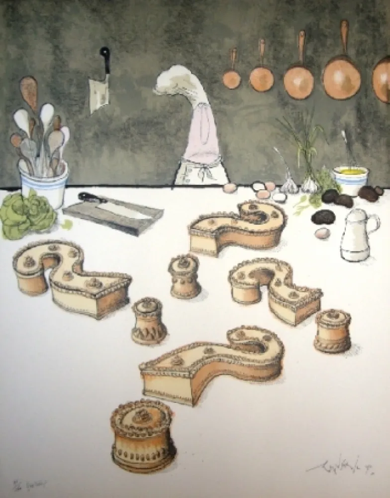 Litografía Searle - Quo Vadis